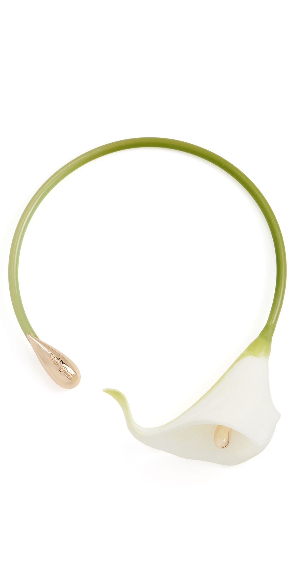 Cult Gaia Calla Choker White One Size