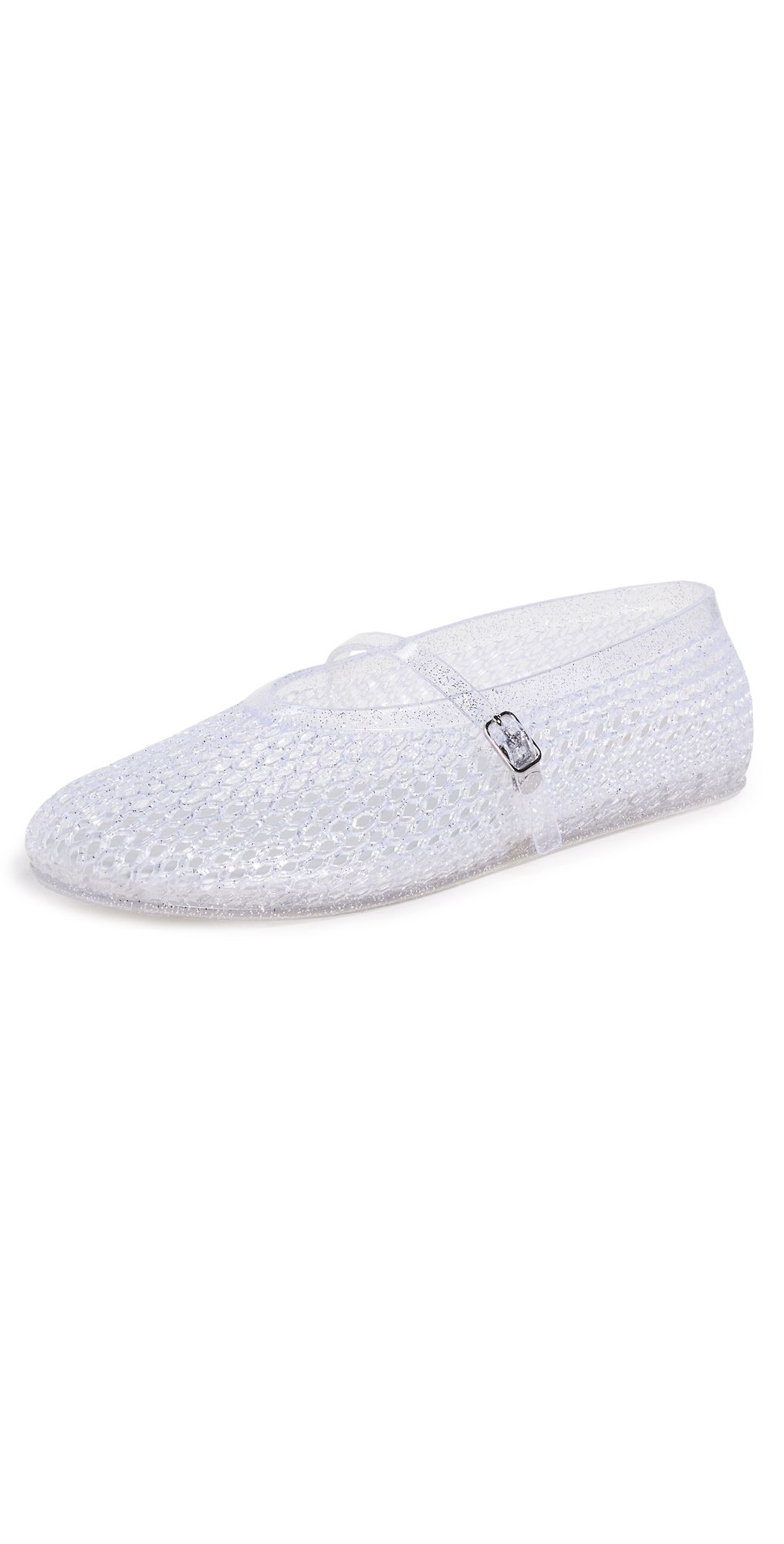 Intentionally Blank Classy Jelly Flats Crystal 41
