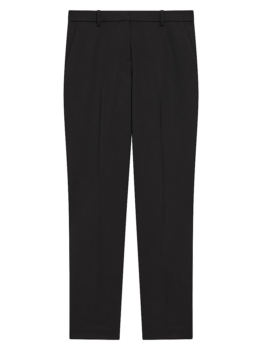 Women's Treeca Classic Slim-Fit Trousers - Black - Size 18