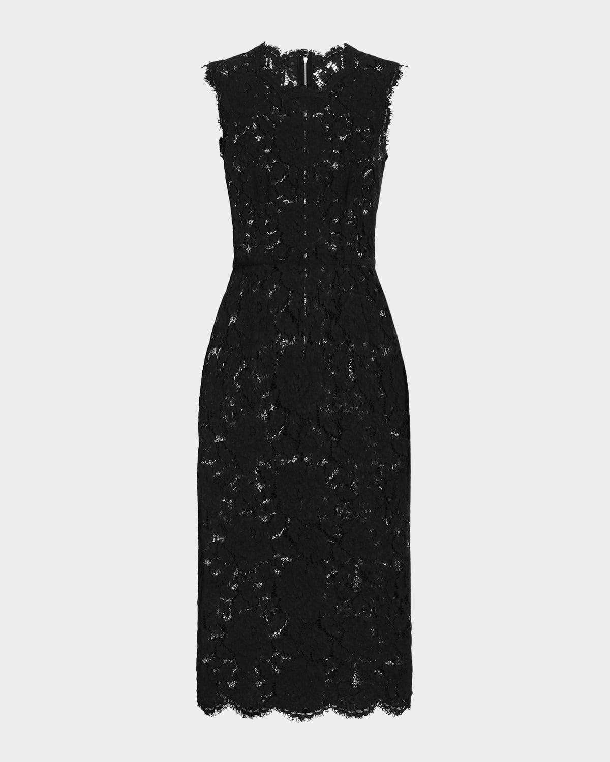 Floral Lace Midi Dress