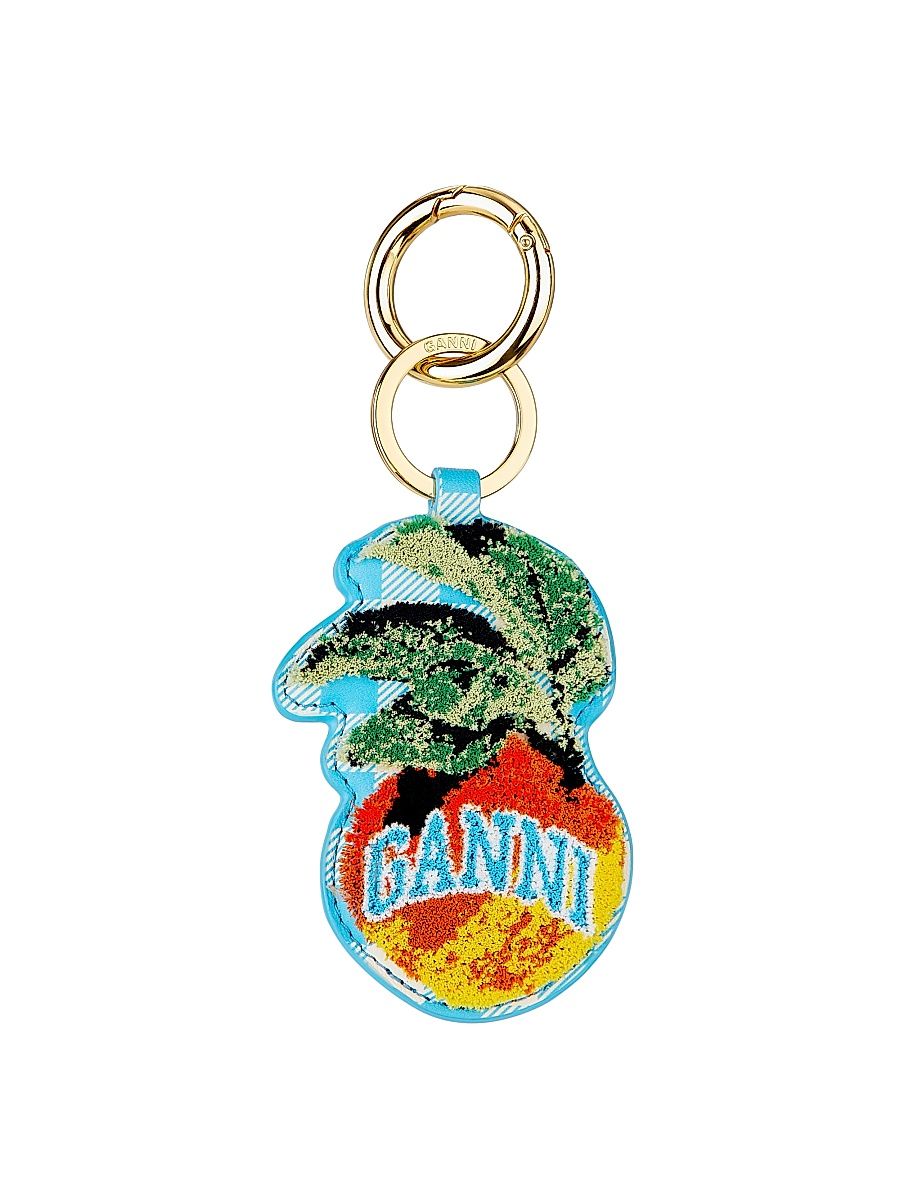 Women's Apple Velvet Keyring - Alaskan Blue