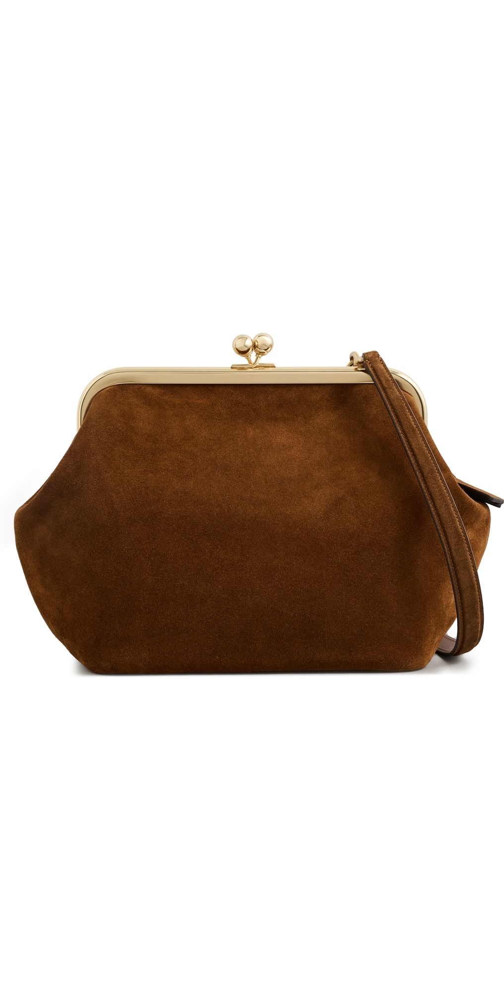 Coach Kisslock Frame Bag Warm Brown One Size