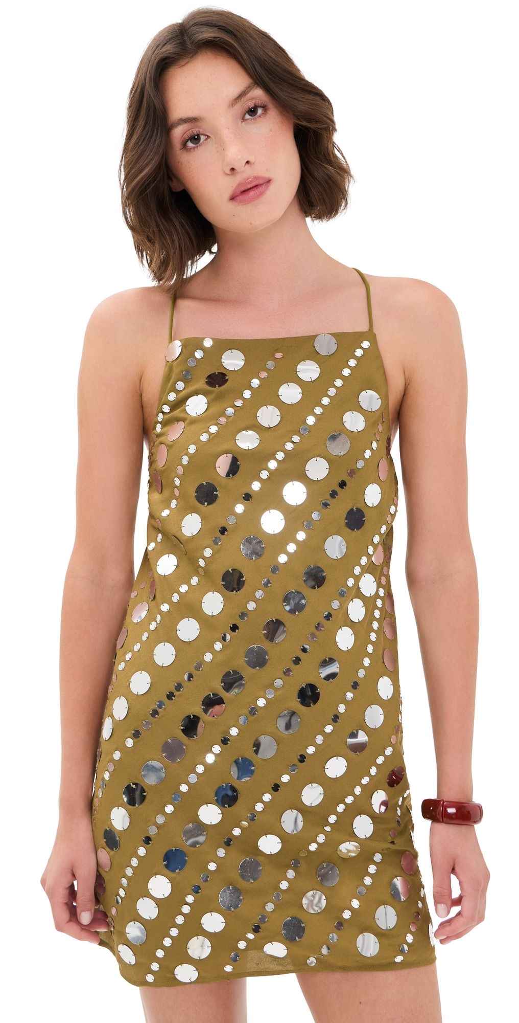Saylor Marlon Dress Pistachio/Silver XL