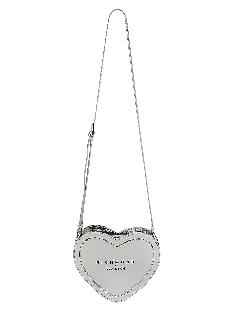 Girl's Heart Crossbody Bag - Silver
