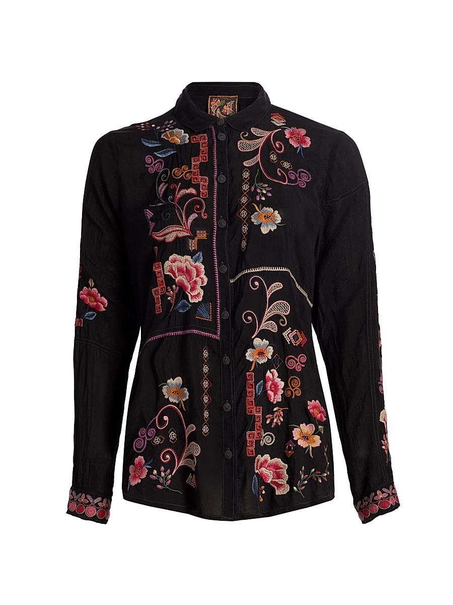 Women's Fatima Marcia Shirt - Black - Size XXL