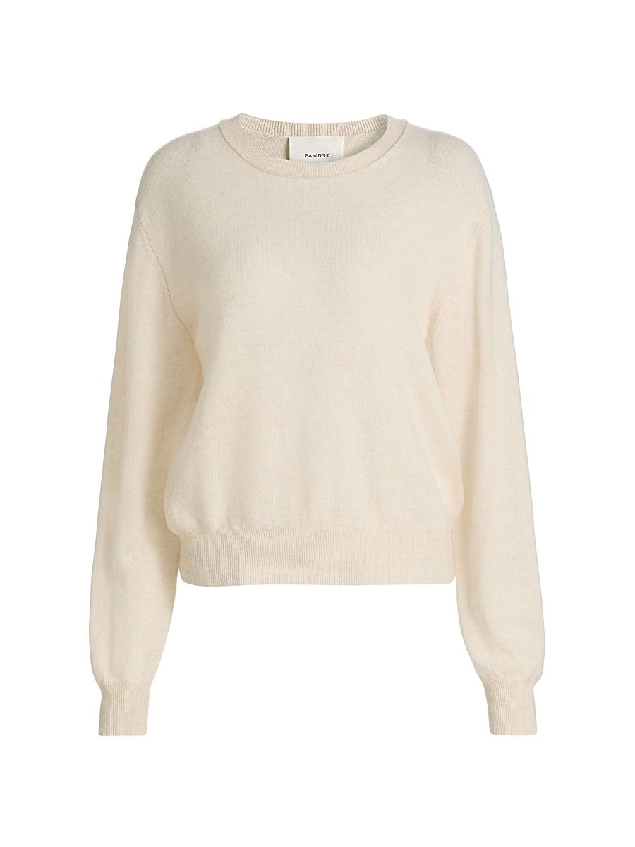 Women's Greer Cashmere Sweater - Oat - Size Medium