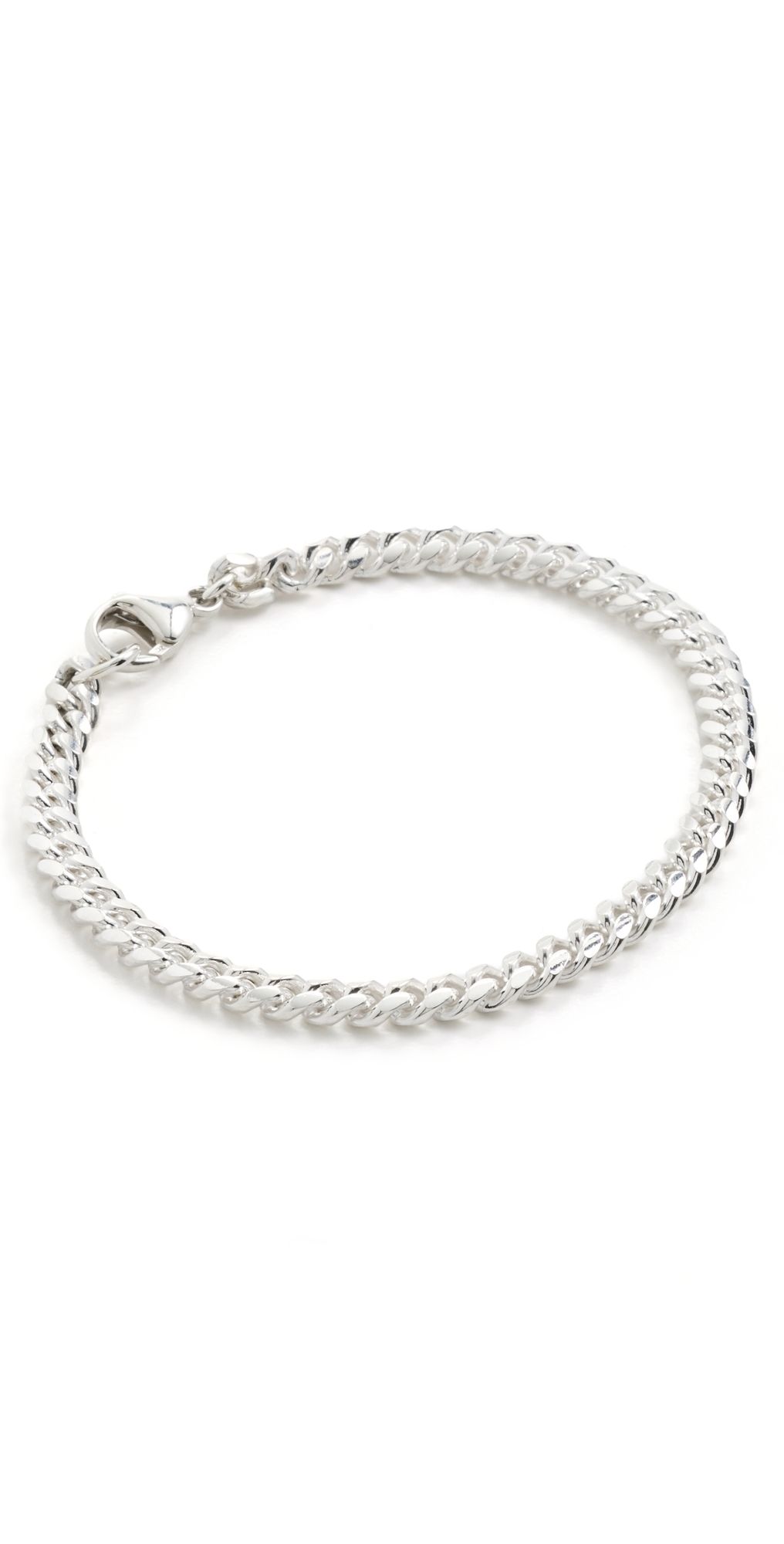 Zoe Chicco Sterling Silver Curb Chain Bracelet Sterling Silver One Size