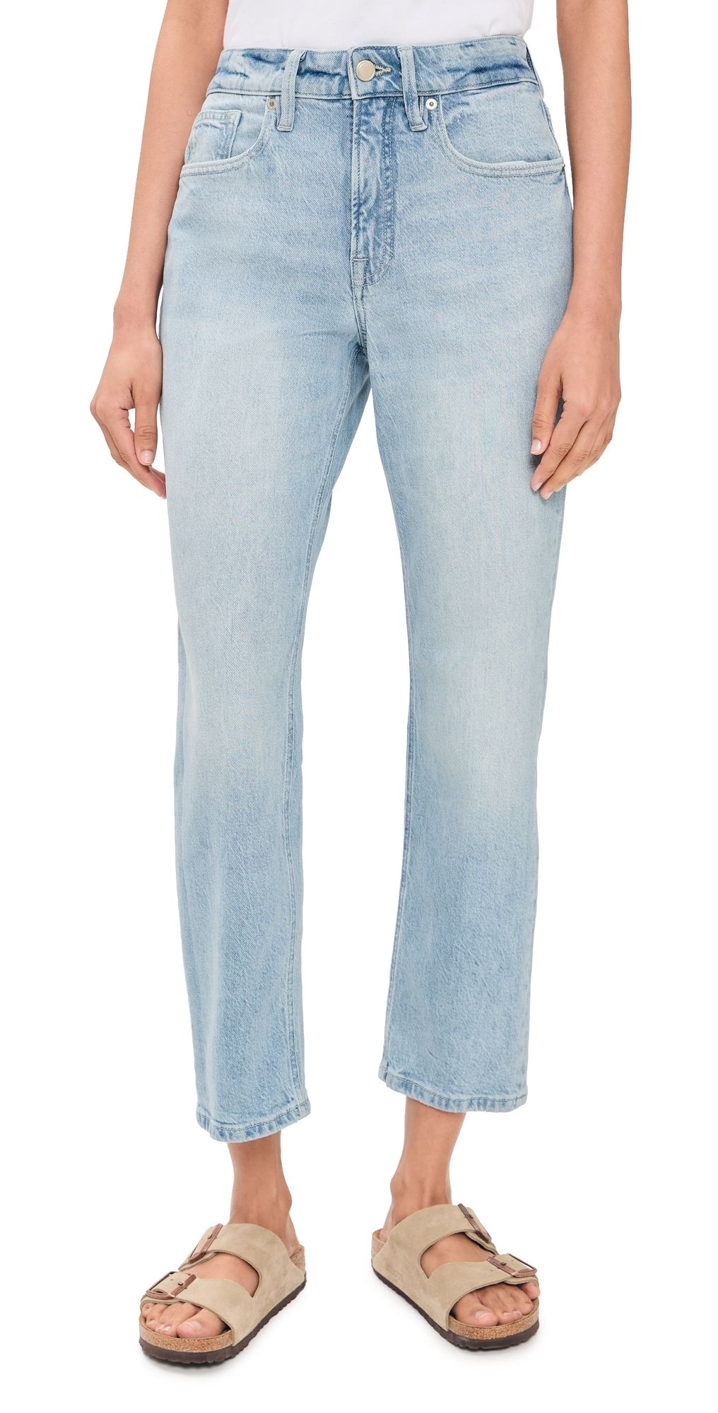 Good American Good Icon Straight Ankle Jeans Indigo1137 12