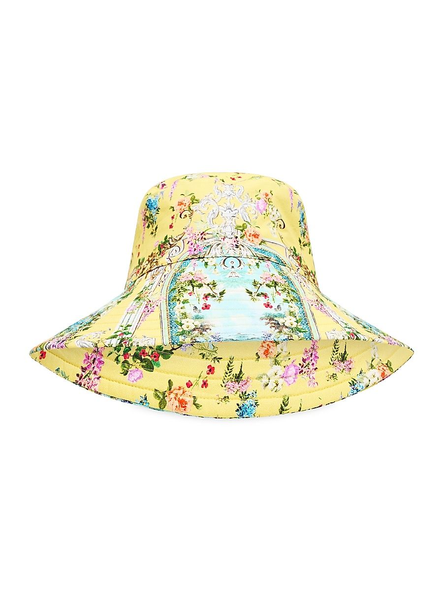 Women's Printed Cotton Bucket Hat - Tales Of Topkapi Palace