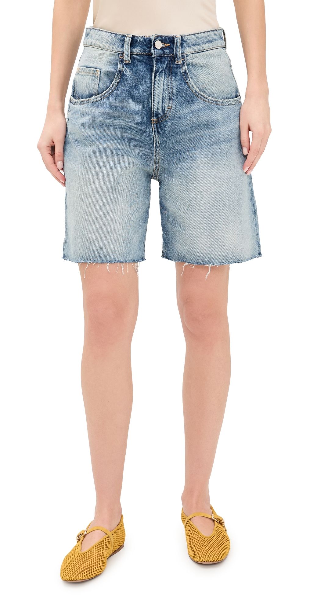 ICON DENIM LA Lea Shorts ID8817 Smoke Blue 29