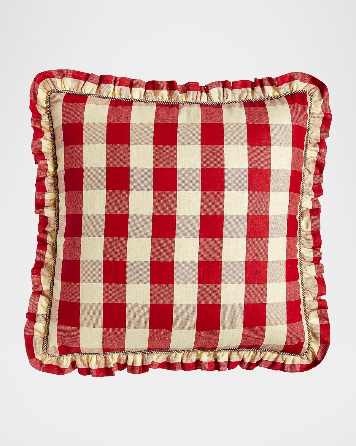 French Country Buffalo Check Euro Sham