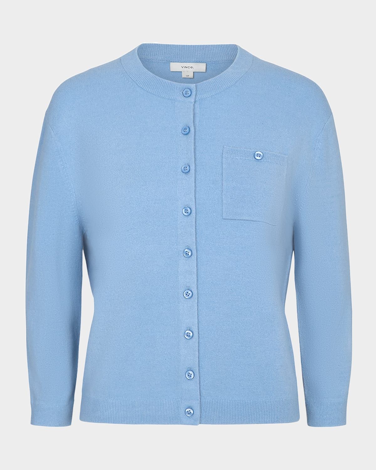 Cashmere-Blend Pocket Cardigan