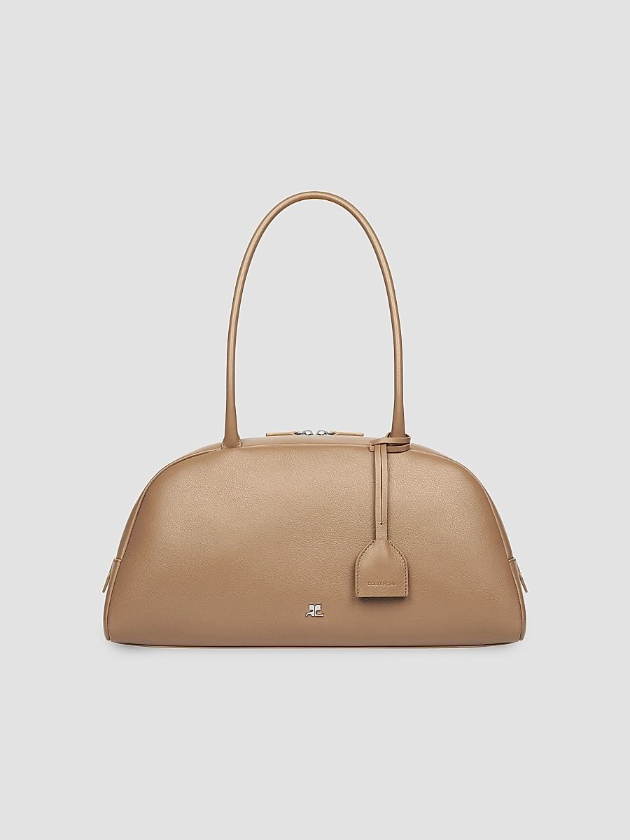 Courreges Women's Monday Leather Bowler - Sepia