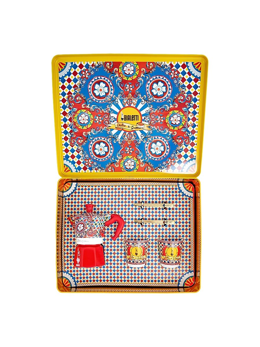 Carretto Dolce Gabbana X Bialetti Coffee Machine Set
