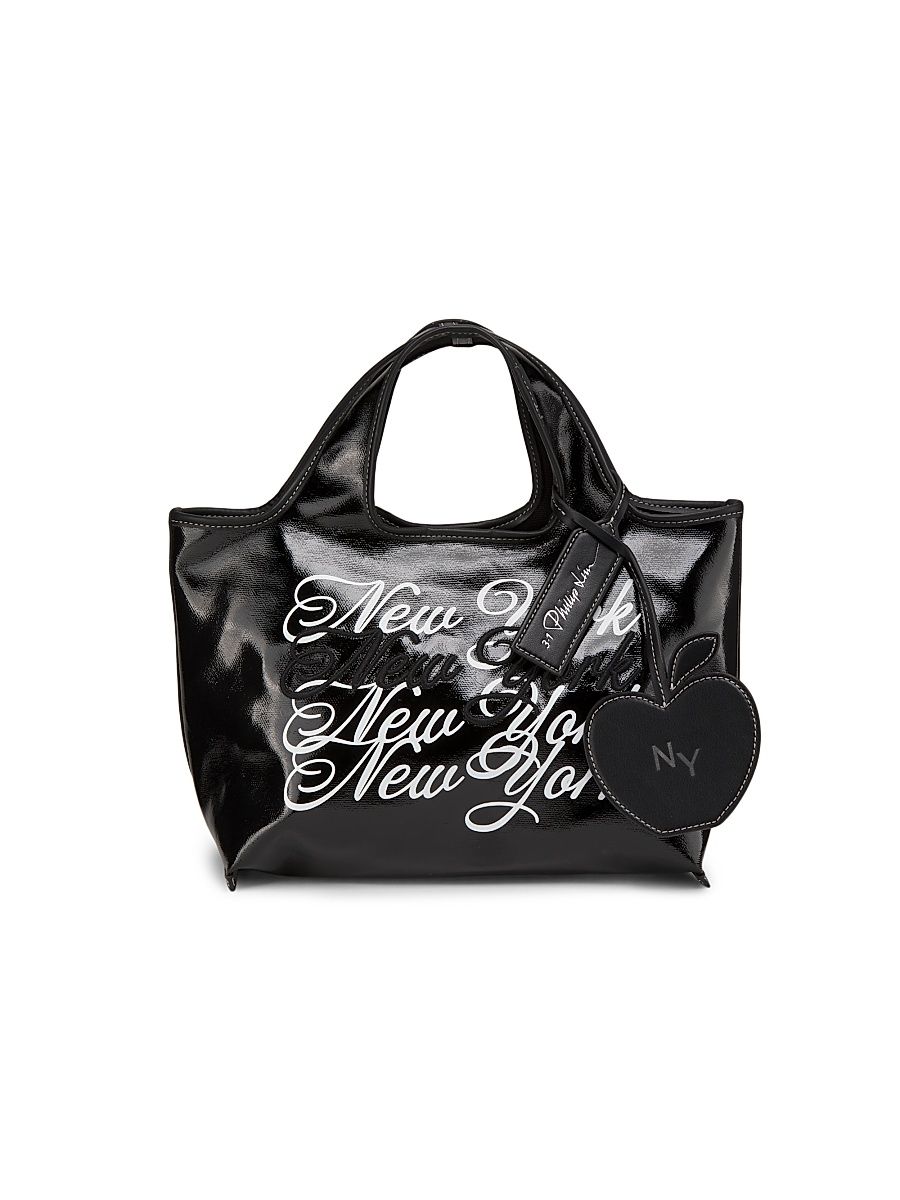 Women's Mini We Are NY Market Tote Bag - Black