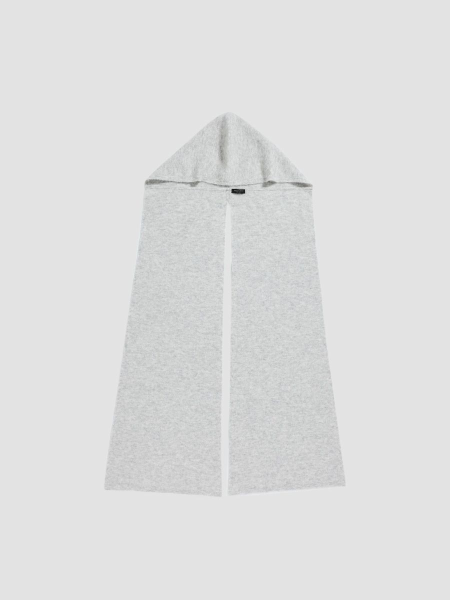rag & bone Women's Jordyn Hooded Scarf - Light Grey
