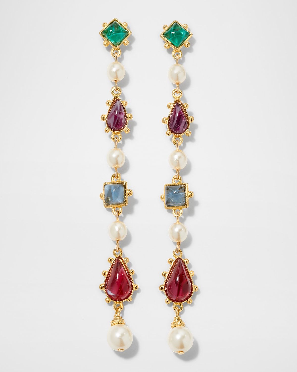 Byzantine Linear Earrings