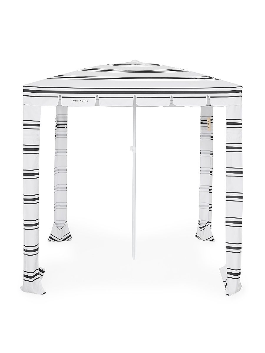Shade For Days Beach Cabana - Black White