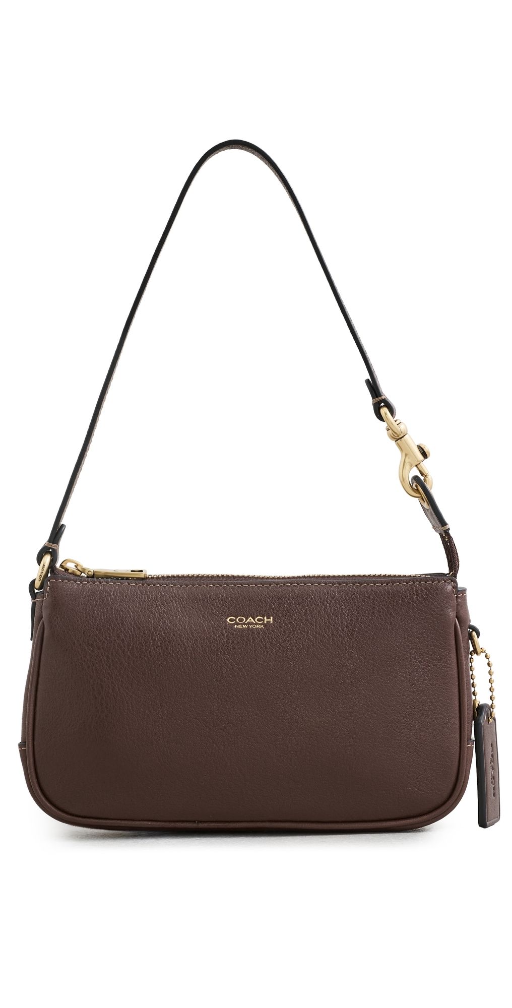 Coach Natural Grain Leather Plaza Bag 18 Maple One Size