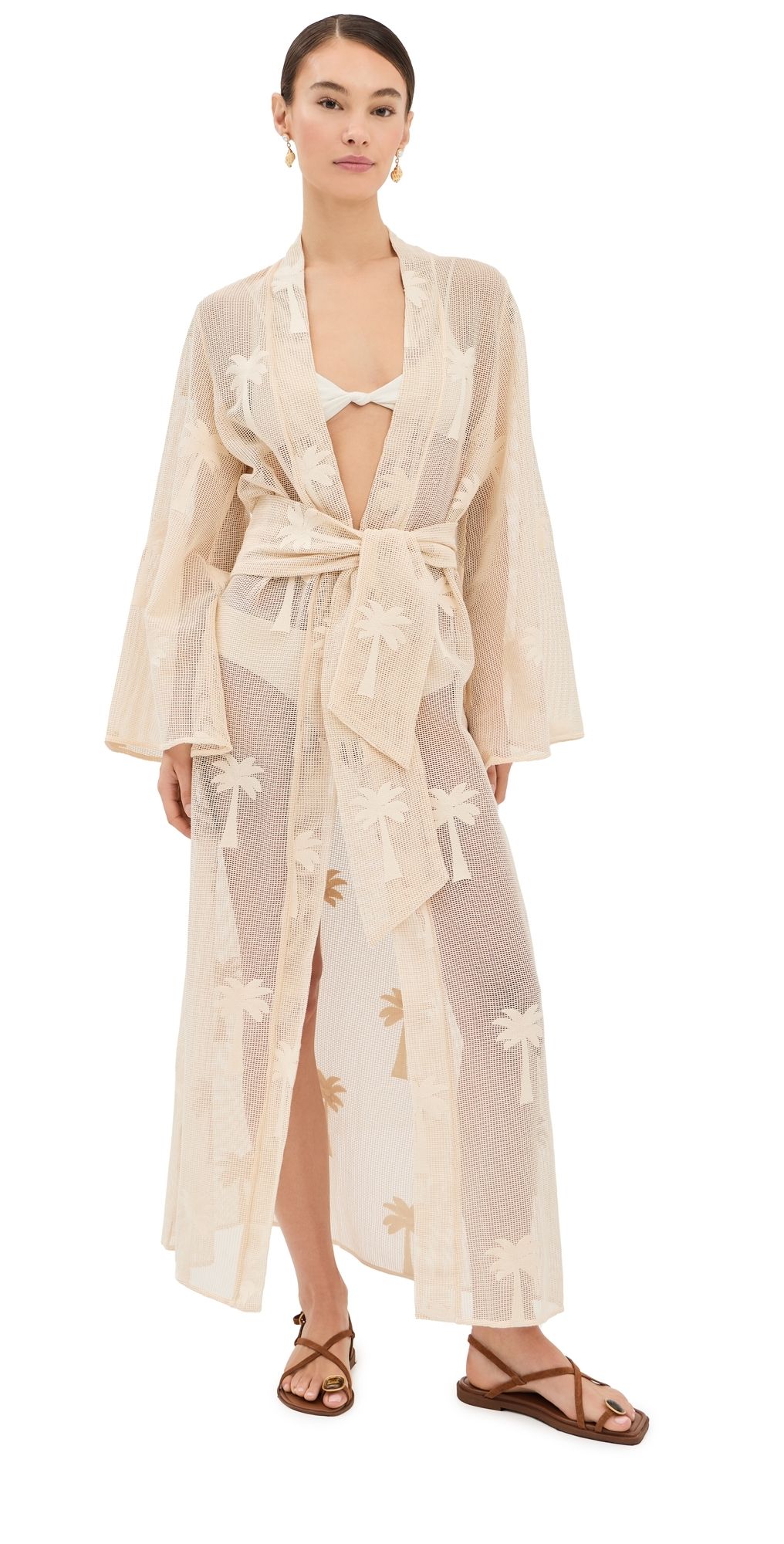 Johanna Ortiz Palm & Soul Kimono Ecru M