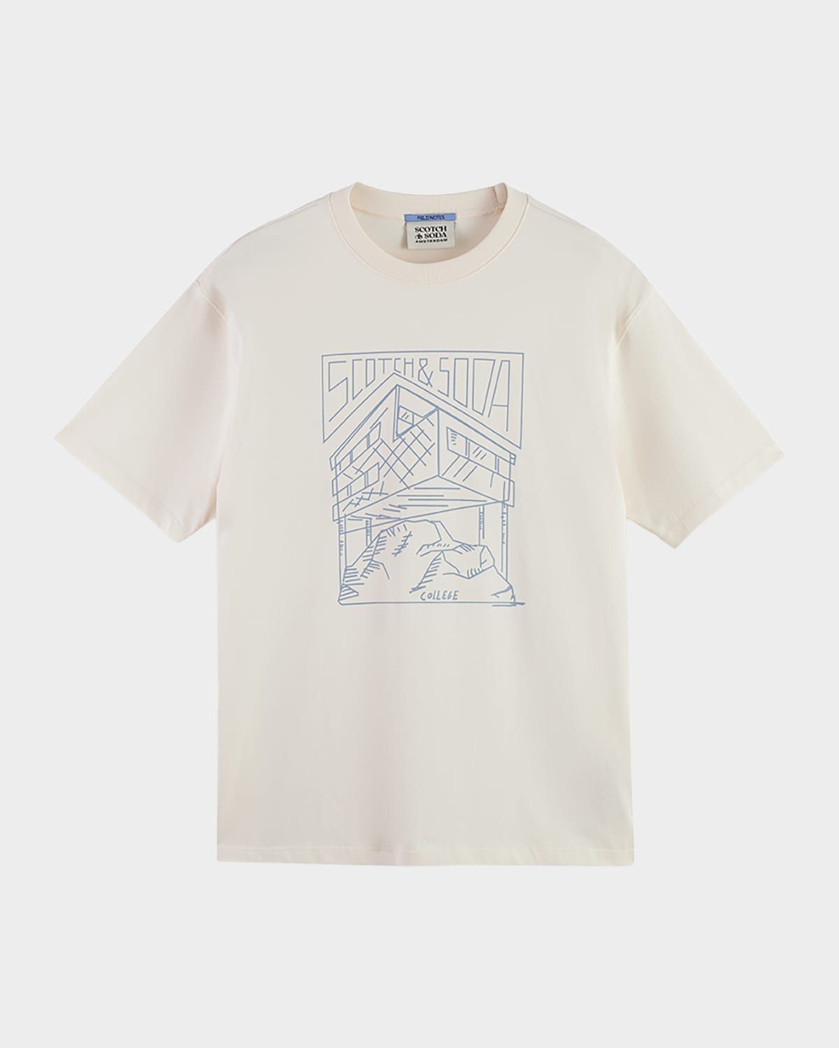 Men & apos;s Relaxed Fit Linework Logo T-Shirt