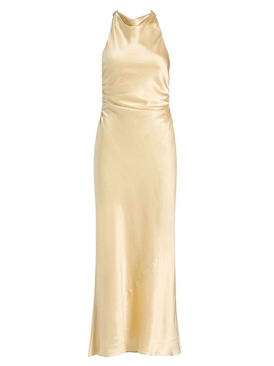 Women's Casette Silk Dress - Blonde - Size 6