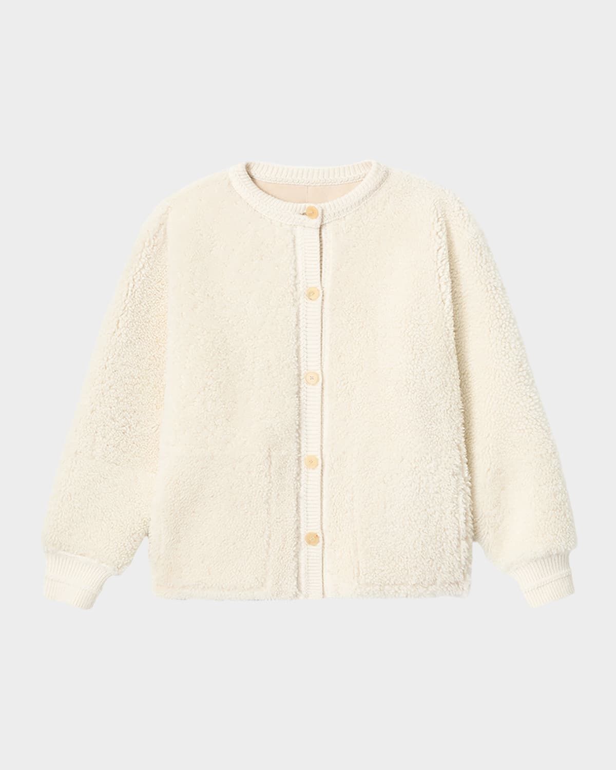 Button-Down Reversible Shearling Jacket