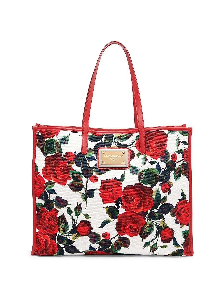 Women's Floral Canvas Tote