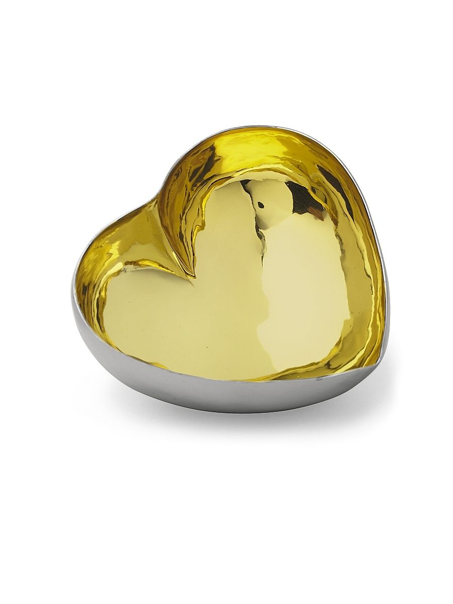Goldtone Heart Dish