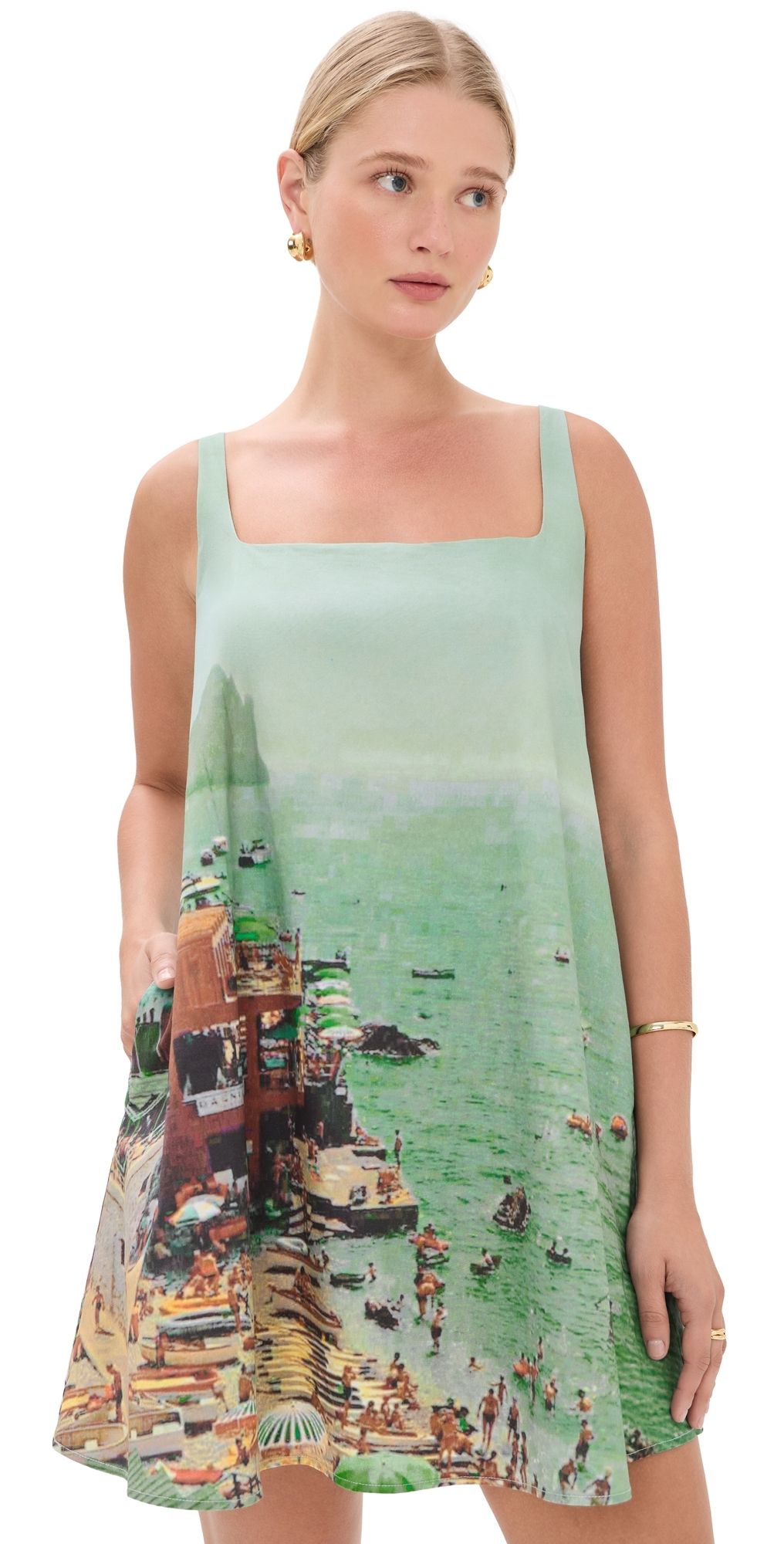 STAUD Brio Dress Endless Summer XL
