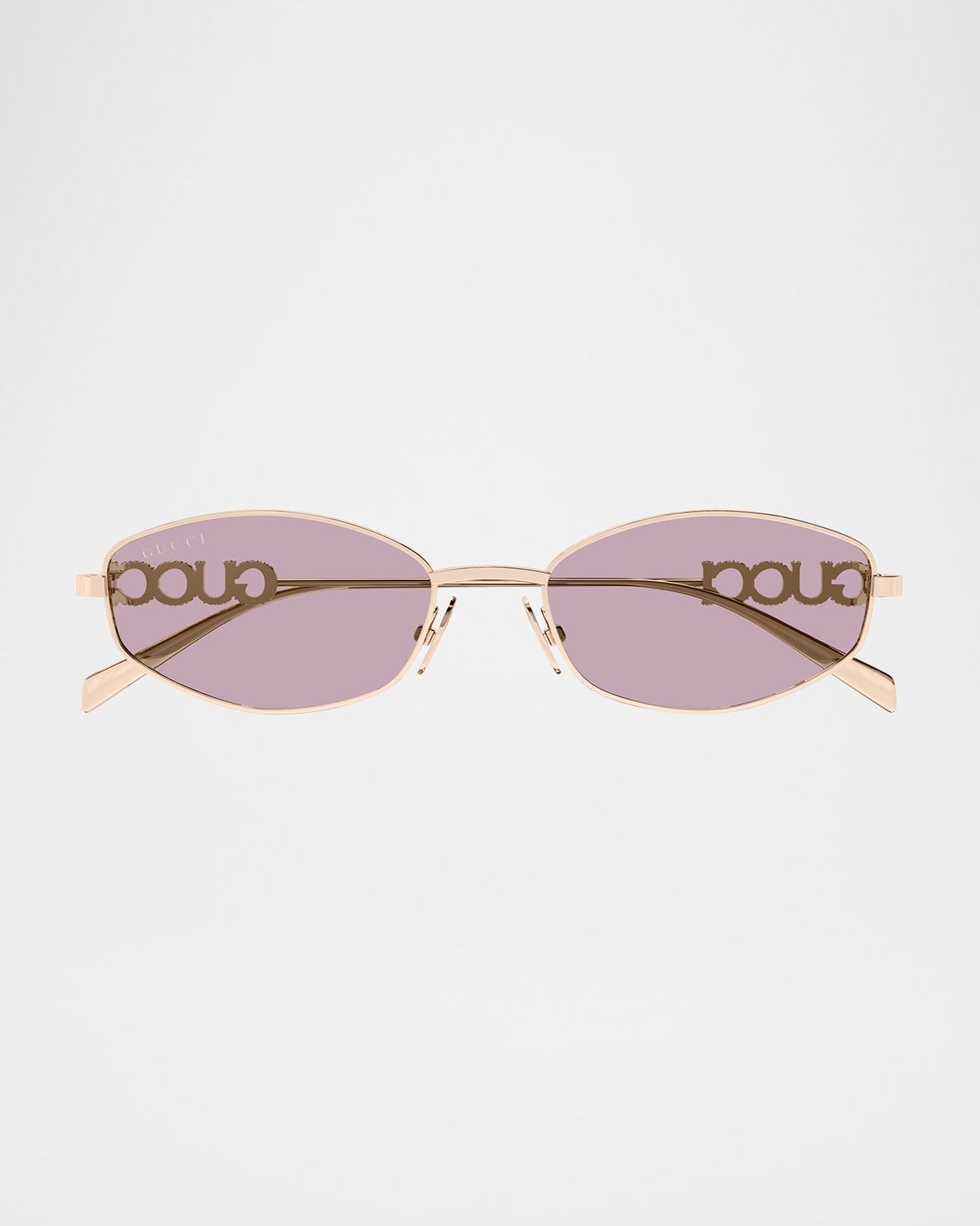 GG1802S Oval Metal Sunglasses