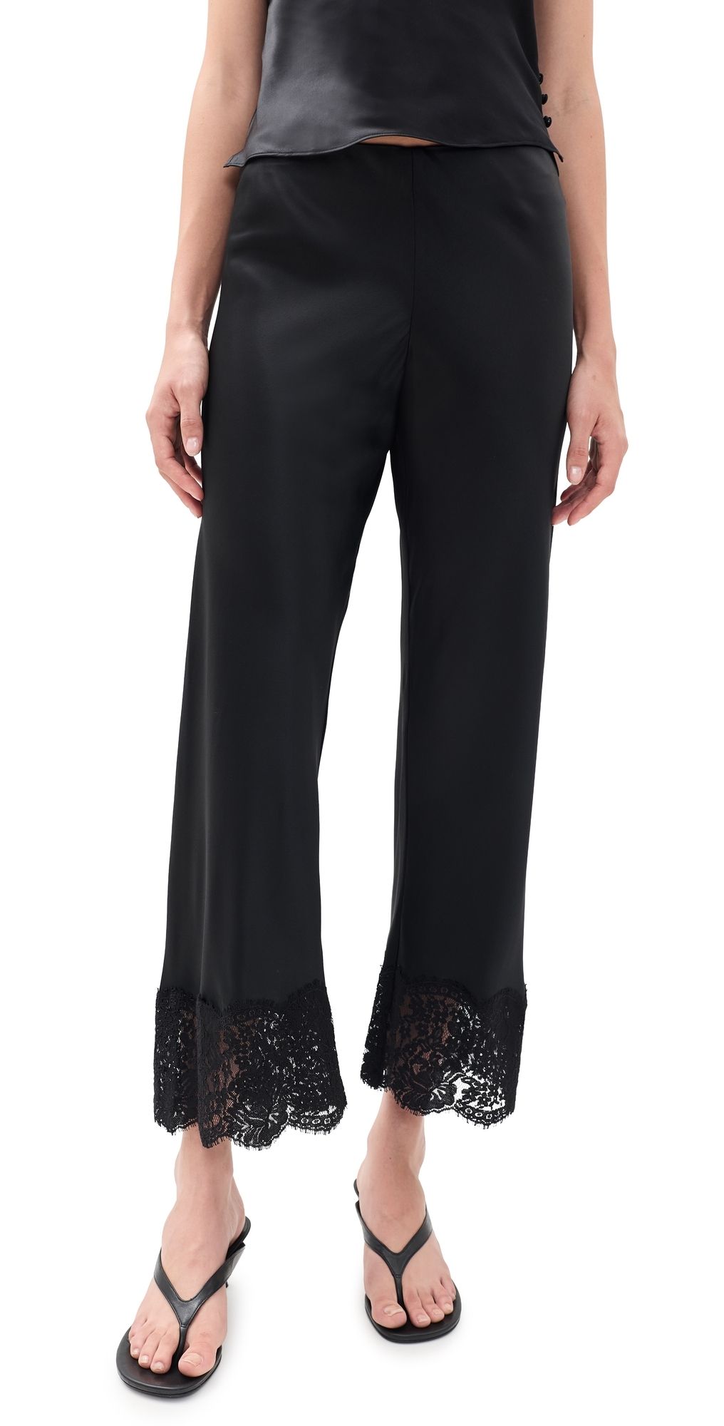 CAMI NYC Bristol Lace Pants Black XS