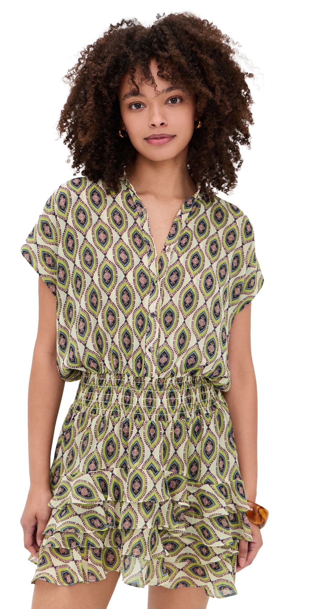 MISA Evie Dress Mosaic Eye Chf L