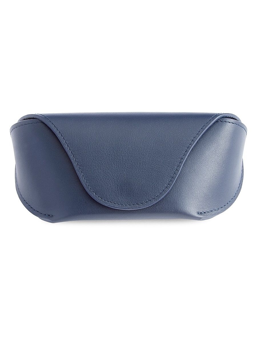 Women's Leather Sunglasses Carrying Case - Blue