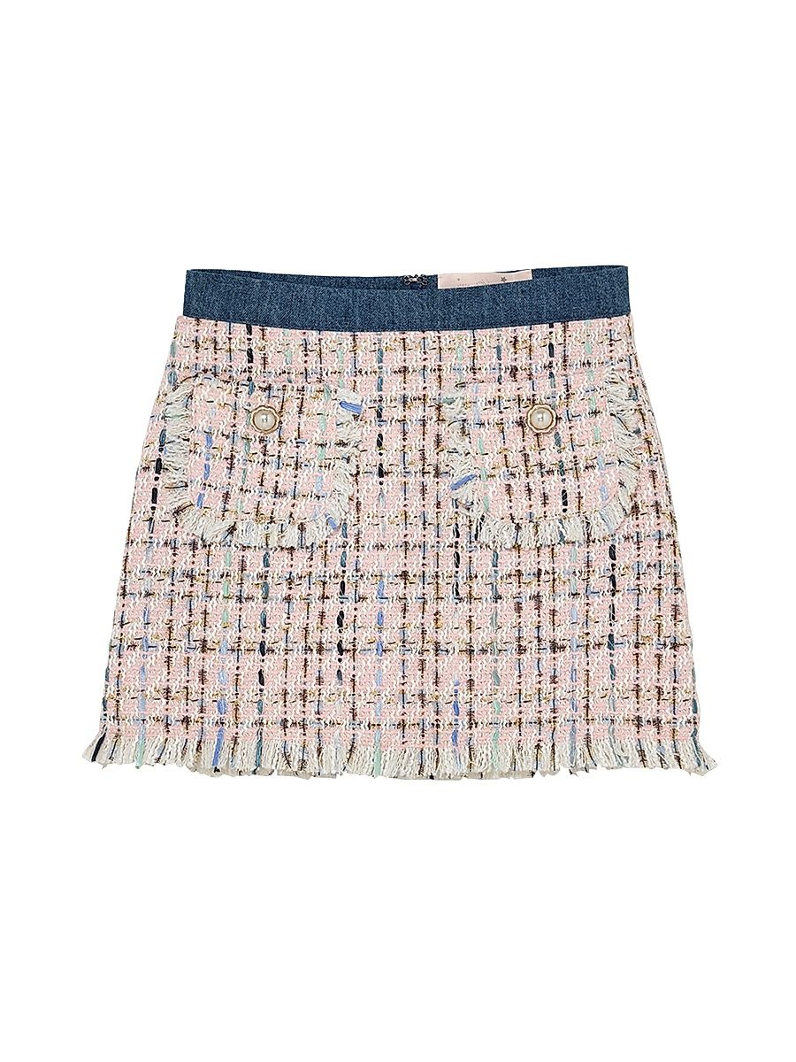 Little Girl's & Girl's Texas Tweed Miniskirt - Pink - Size 8