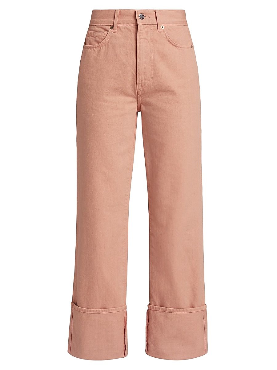 Women's Dylan High-Rise Straight-Leg Ankle Jeans - Pink Blossom - Size 30
