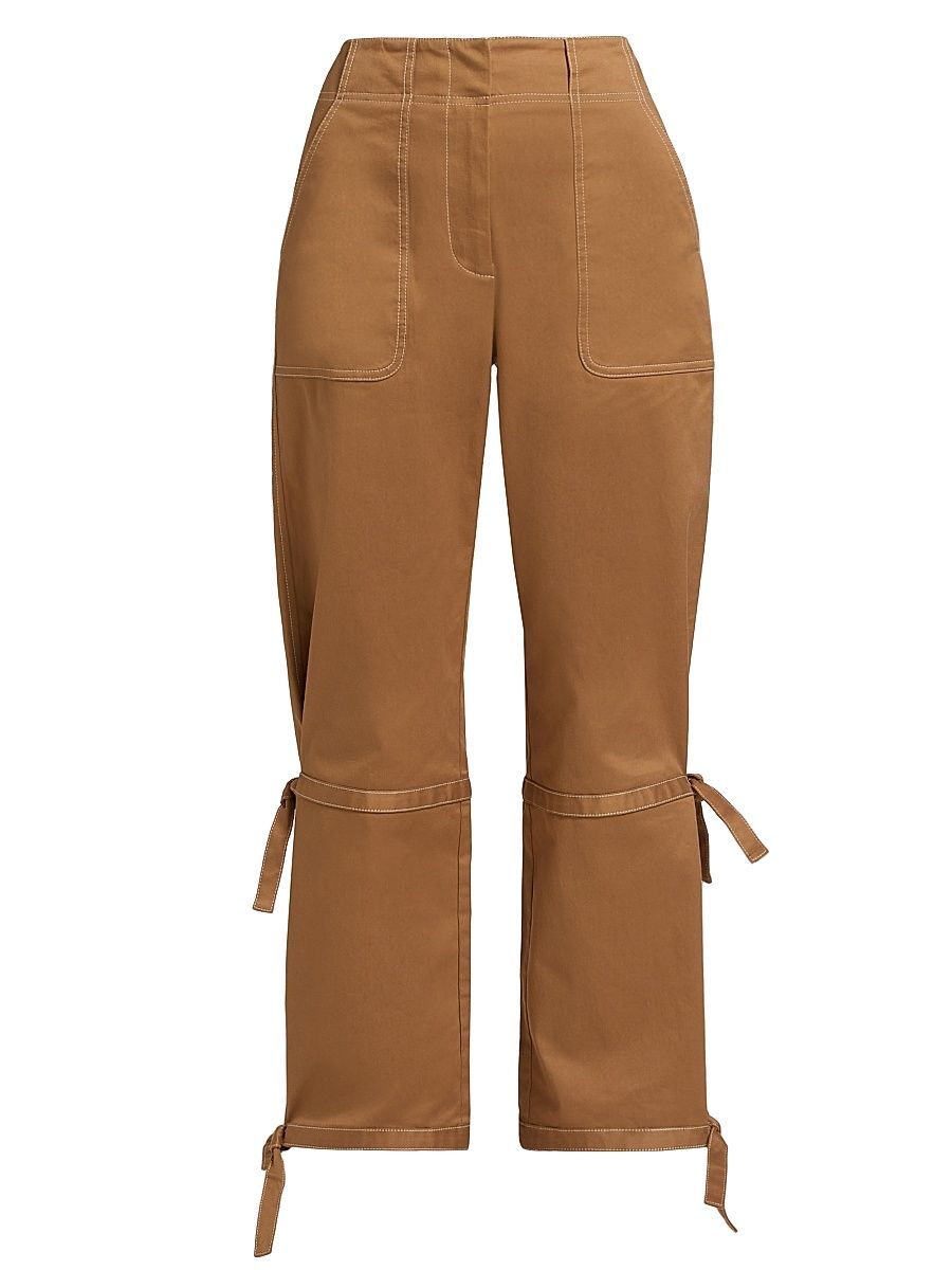 Women's Piper Tie Cargo Pants - Copper - Size 8