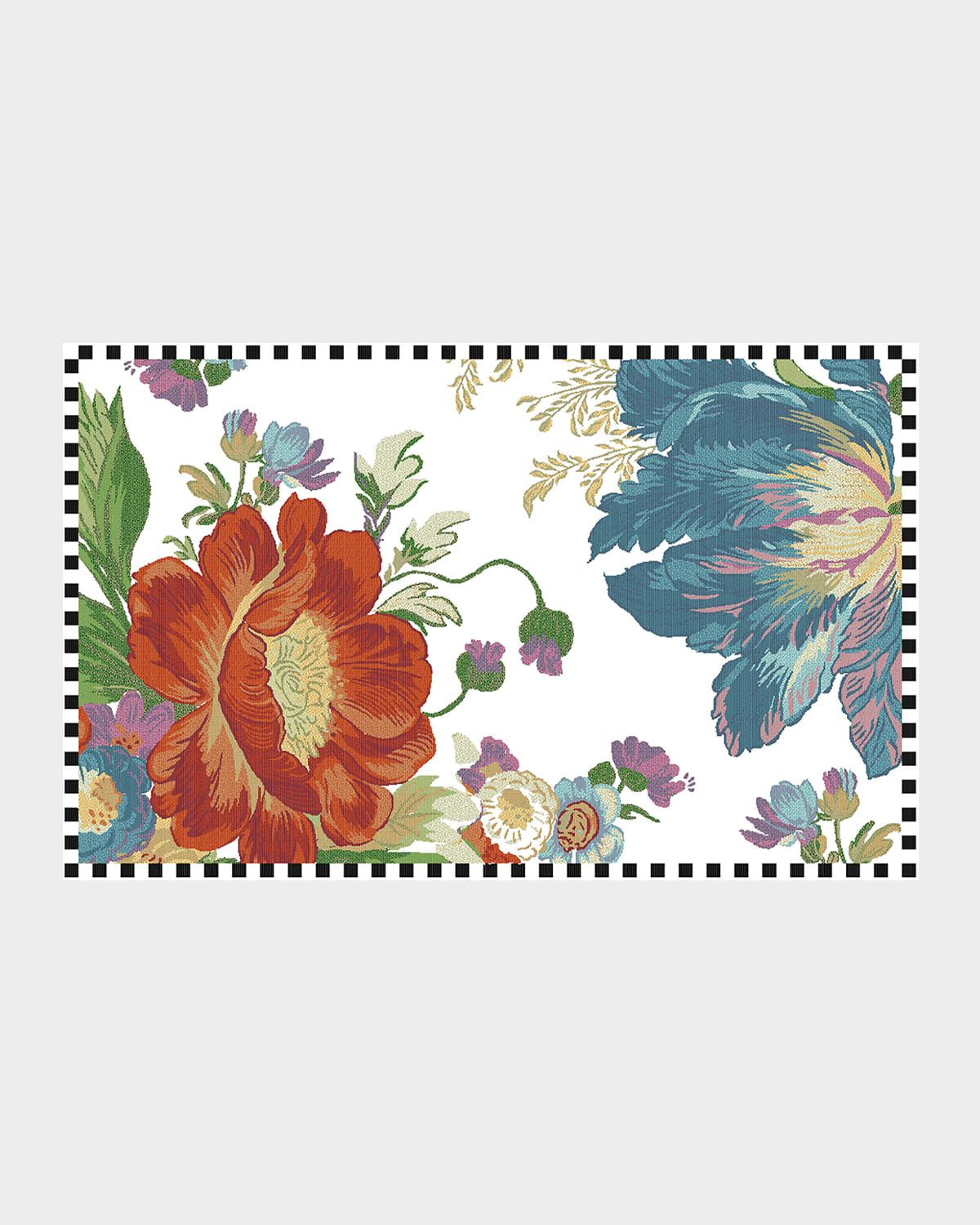 Flower Market Reflections Rug, 5 & apos; x 8 & apos; - Ivory