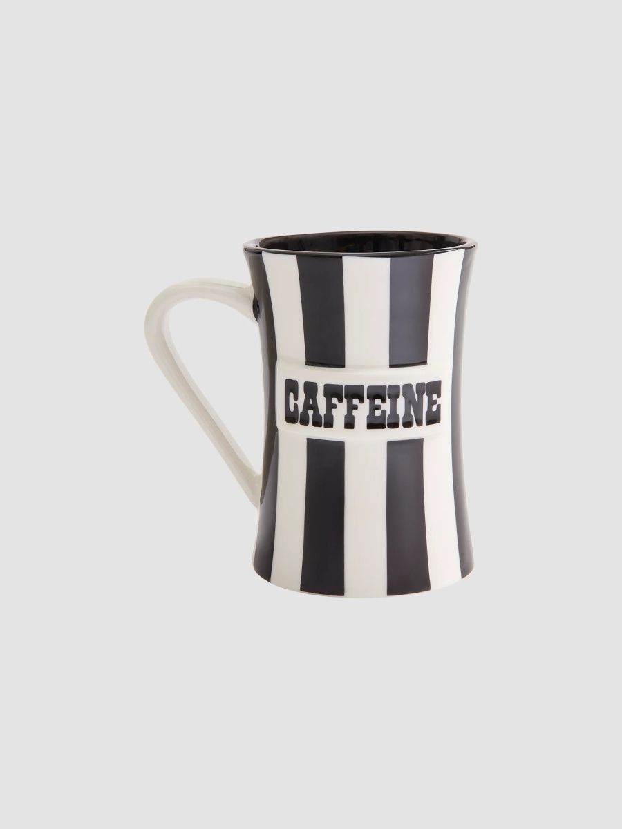 Jonathan Adler Vice Porcelain Mug - Black Caffeine