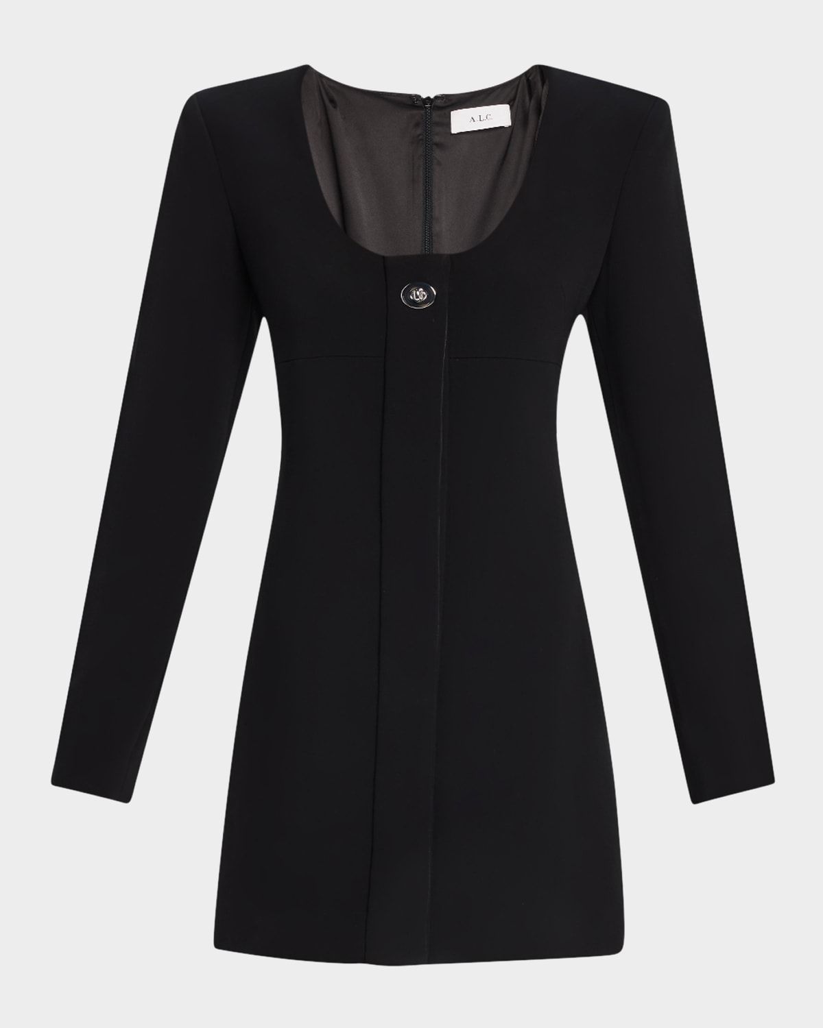 Elena Long-Sleeve Mini Dress