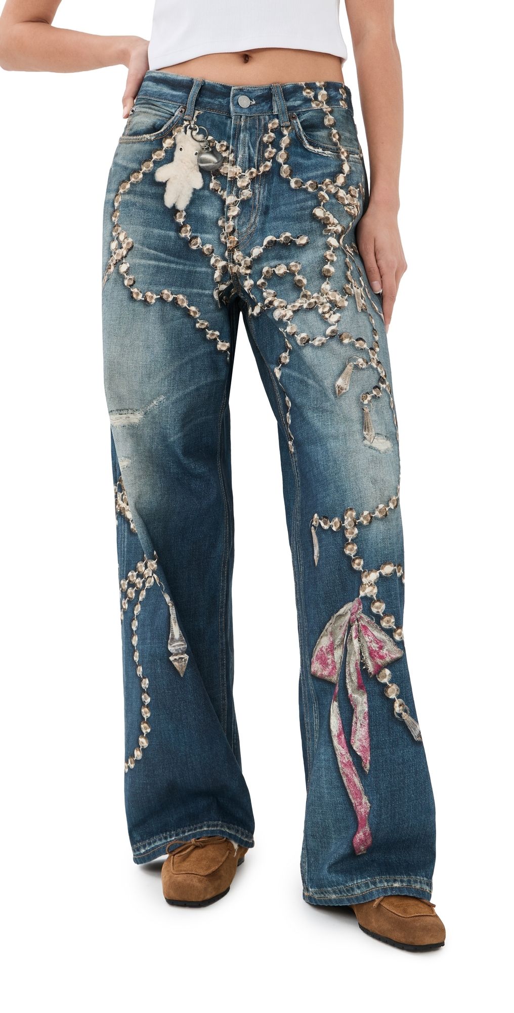 Acne Studios 1981 Casual Trousers Mid Blue L