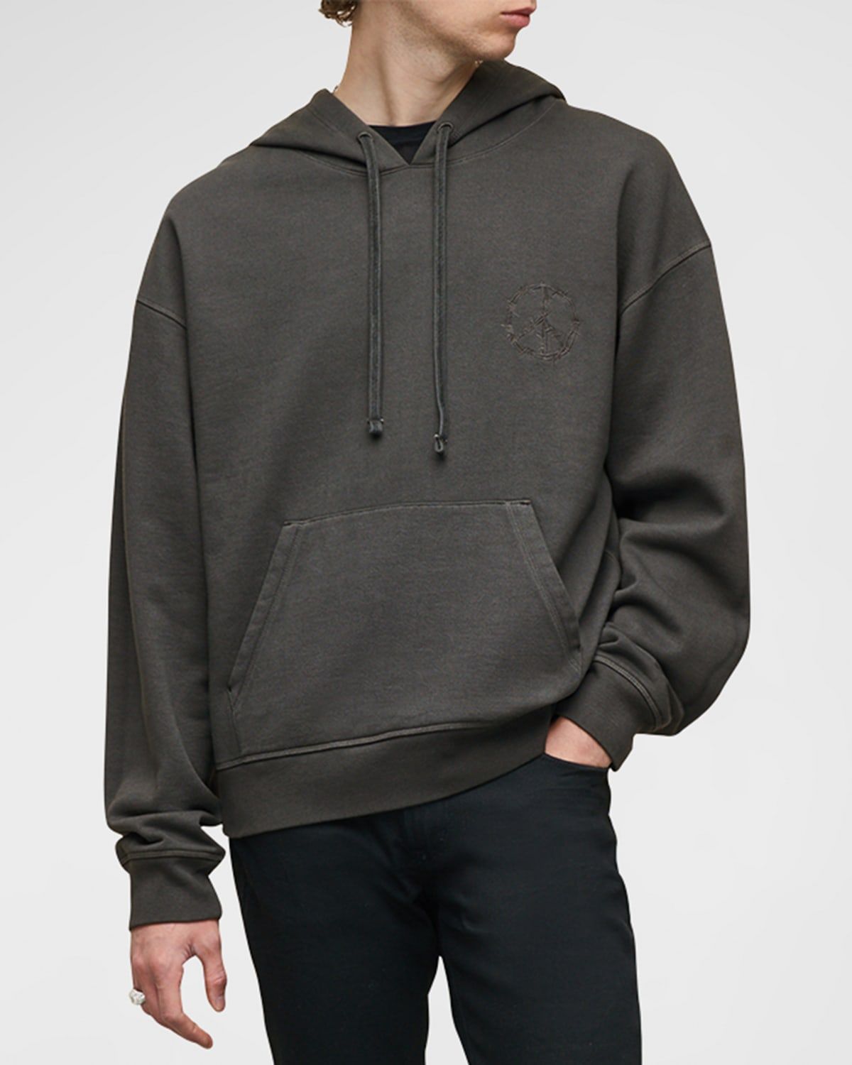 Men & apos;s Embroidered Peace Hoodie