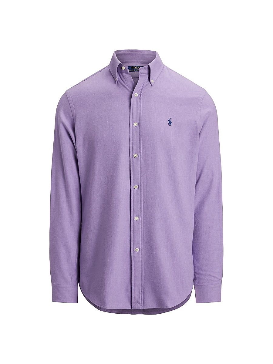 Men's Classic Fit Performance Twill Shirt - Safari Purple Heather - Size XXL