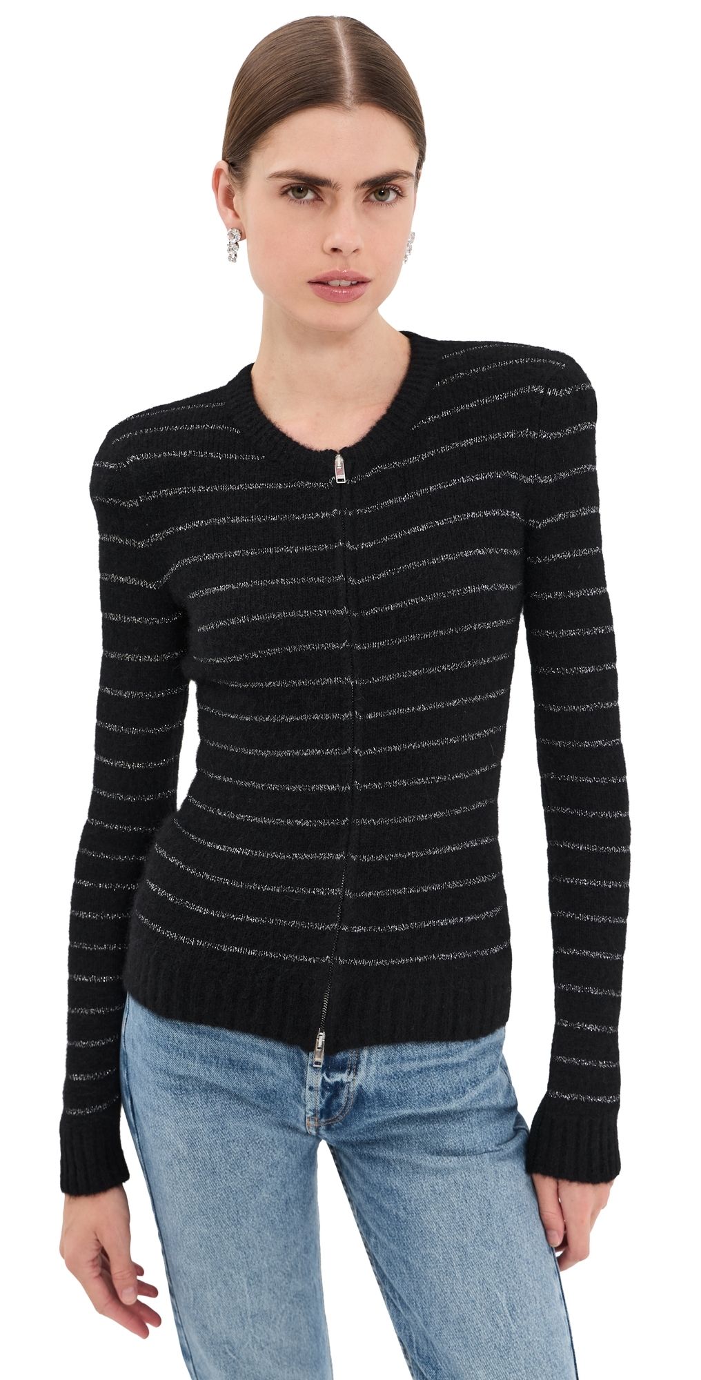 Isabel Marant Seona Top Black/Silver 38