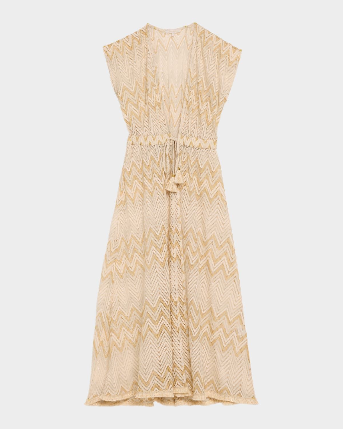 Chevron Katherine Caftan Coverup