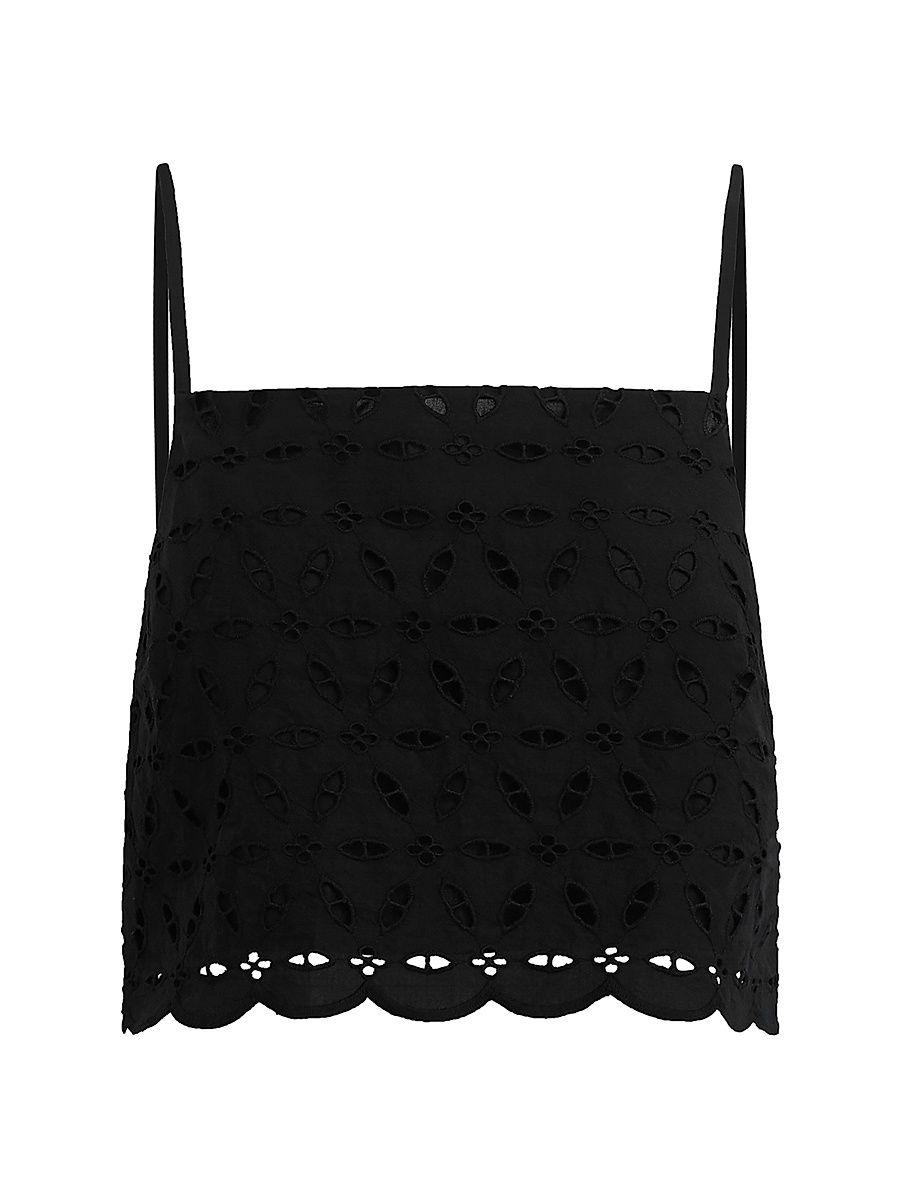 Women's The Pretty Please Camisole Top - Black - Size Large