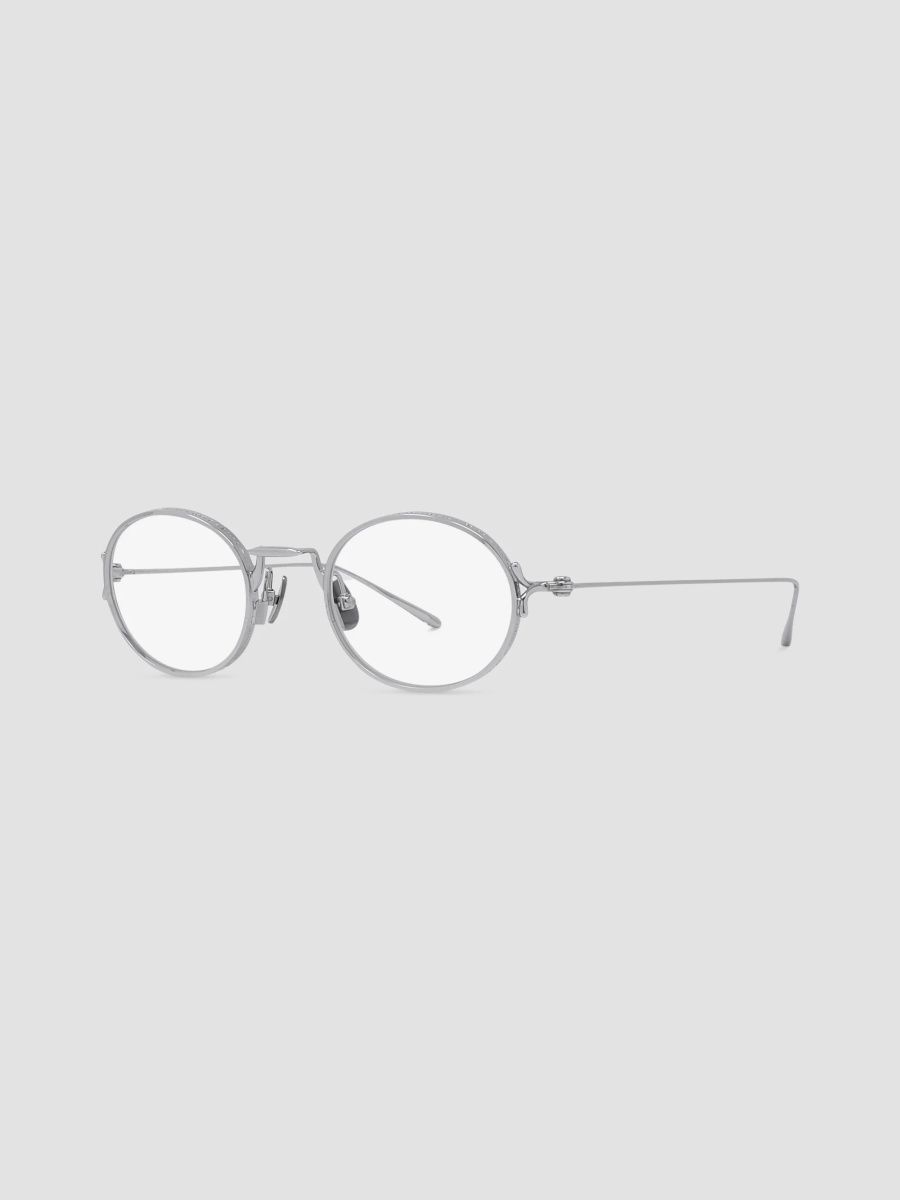 LOEWE Men's LOEWE x Matsuda 46MM Round Optical Eyeglasses - Silver