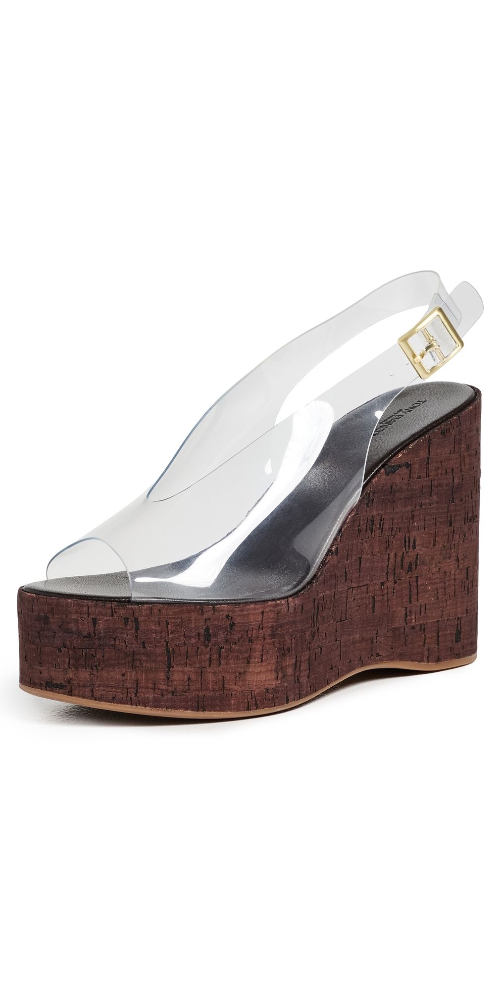 Tony Bianco Valerie Jelly Wedges Clear Vinylite 6