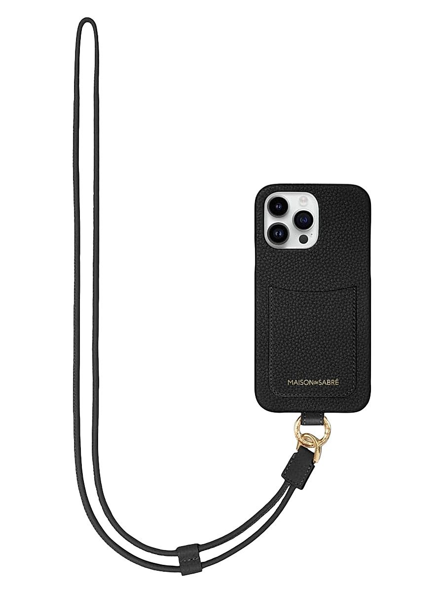 Sling Phone Case (iPhone 14 Pro Max) - Black Caviar