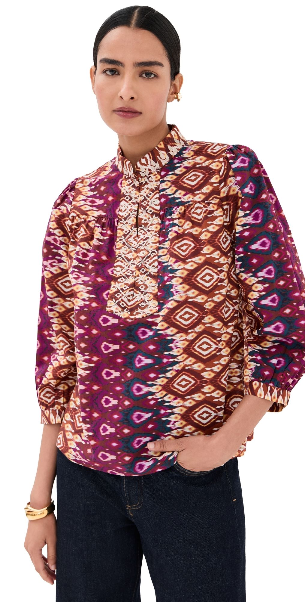 Figue Danilia Top Graduated Ikat Multi XS